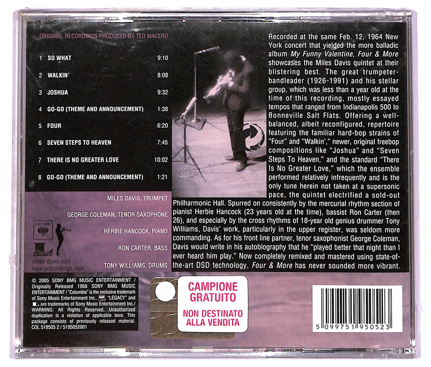 EBOND Miles Davis - Four & More - Recorded Live In Concert CD CD077439