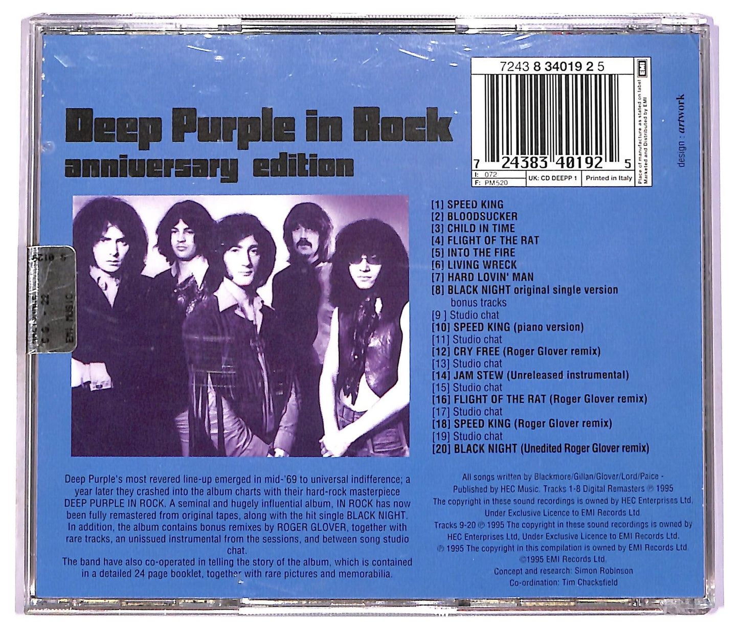 EBOND Deep Purple - In Rock CD CD077604