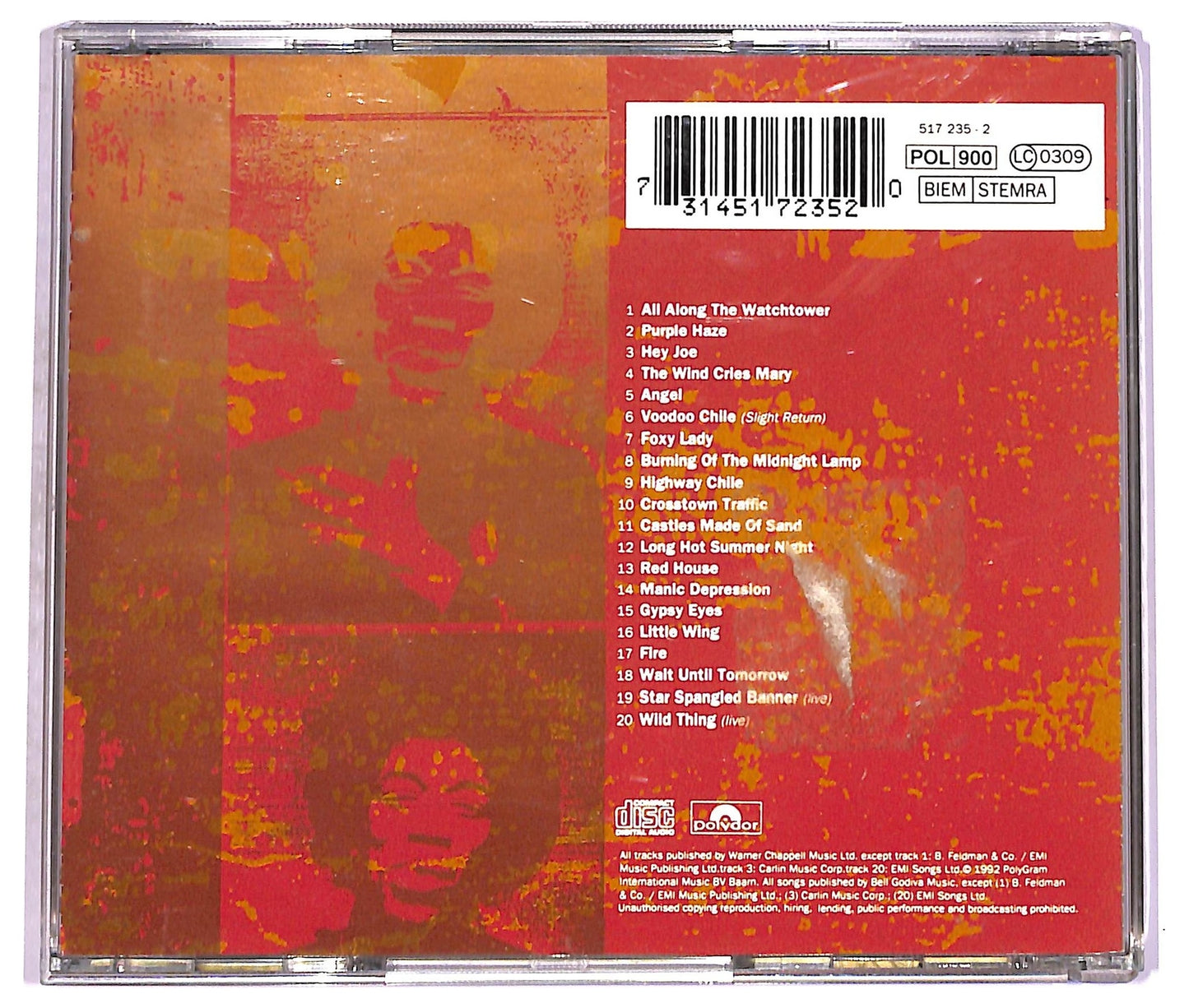 EBOND Jimi Hendrix - The Ultimate Experience CD CD077616
