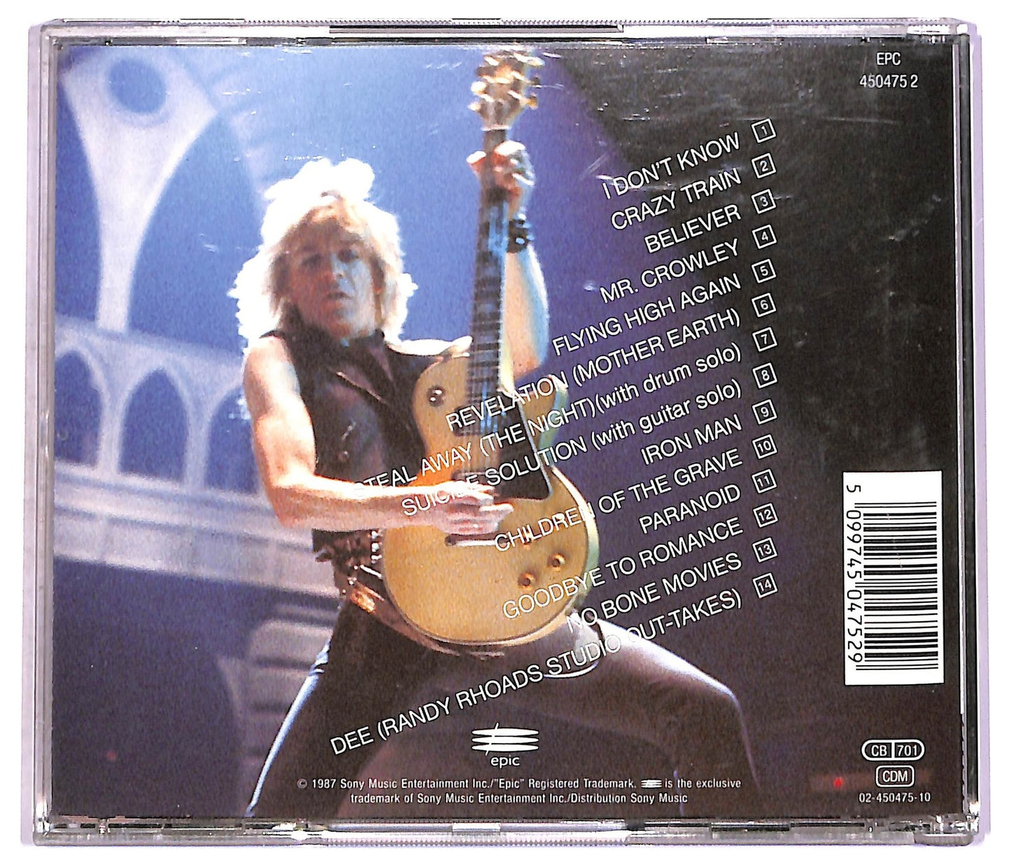 EBOND Ozzy Osbourne - Randy Rhoads Tribute CD CD077628