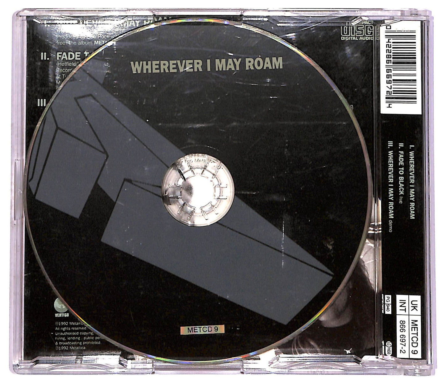 EBOND Metallica - Wherever I May Roam CD CD077641
