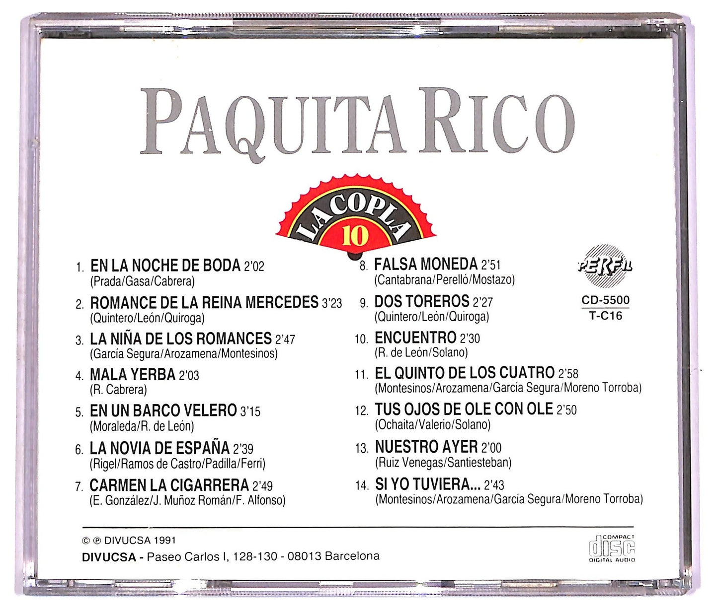 EBOND Paquita Rico - Paquita Rico CD CD077757