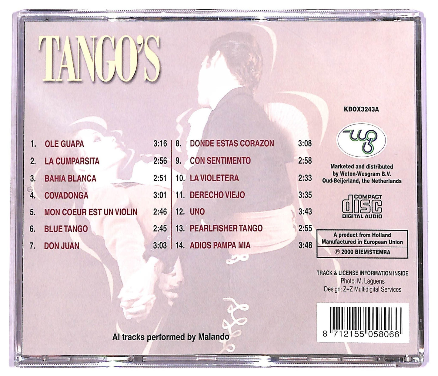 EBOND Malando - Tango's CD CD077803