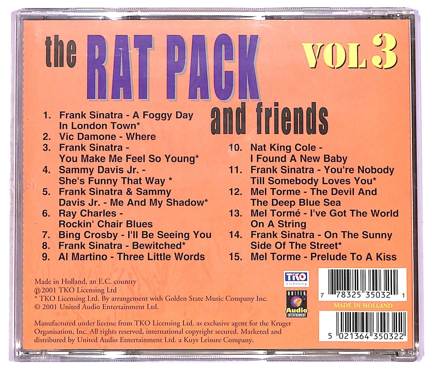 EBOND Various - The Rat Pack And Friends vol.3 CD CD077804