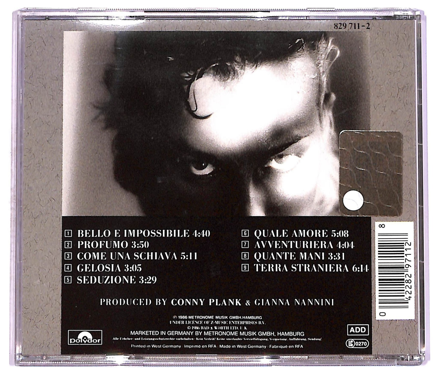 EBOND Gianna Nannini - Profumo CD CD077825