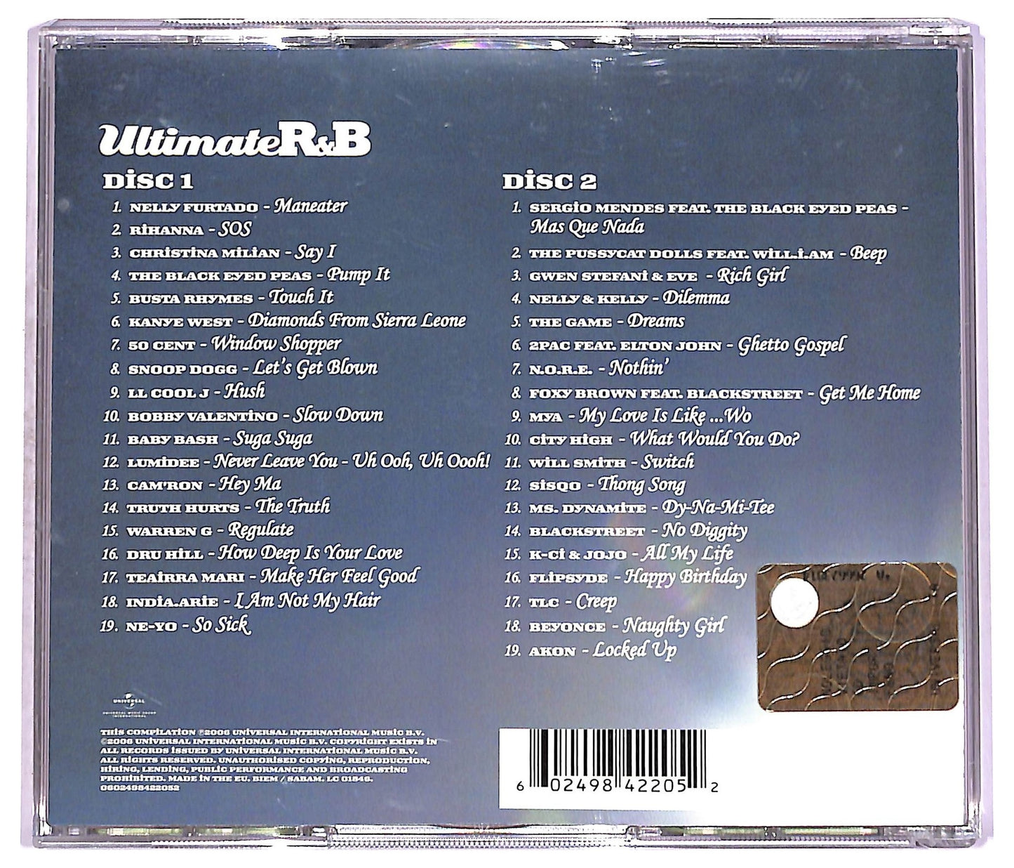 EBOND Various - Ultimate R&B: 38 Of The Hottest R&B Hits 2006 CD CD077828