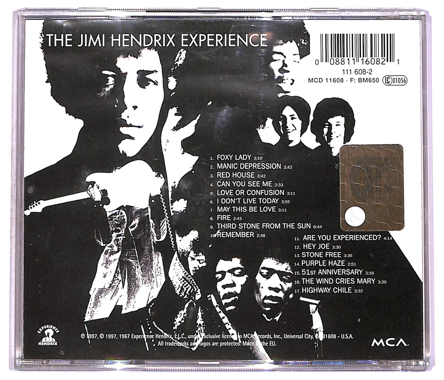 EBOND The Jimi Hendrix Experience - Are You Experienced? CD CD077917