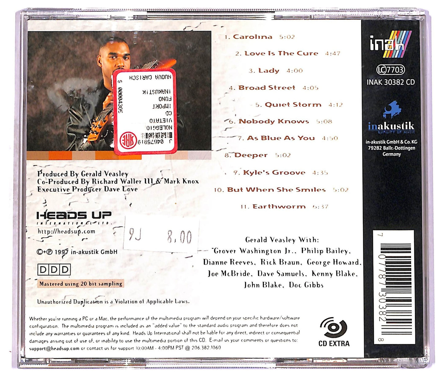 EBOND Gerald Veasley - Soul Control CD CD077946