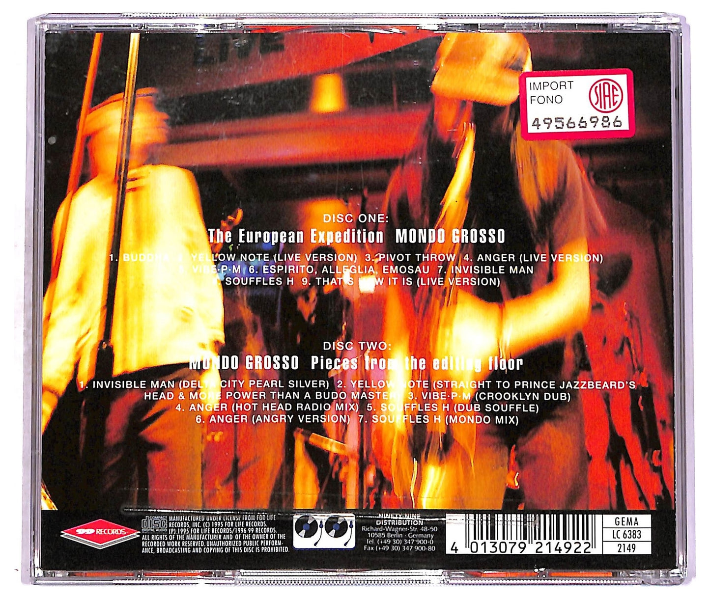 EBOND Mondo Grosso - The European Expedition Pieces From The Editing Floor CD CD078025