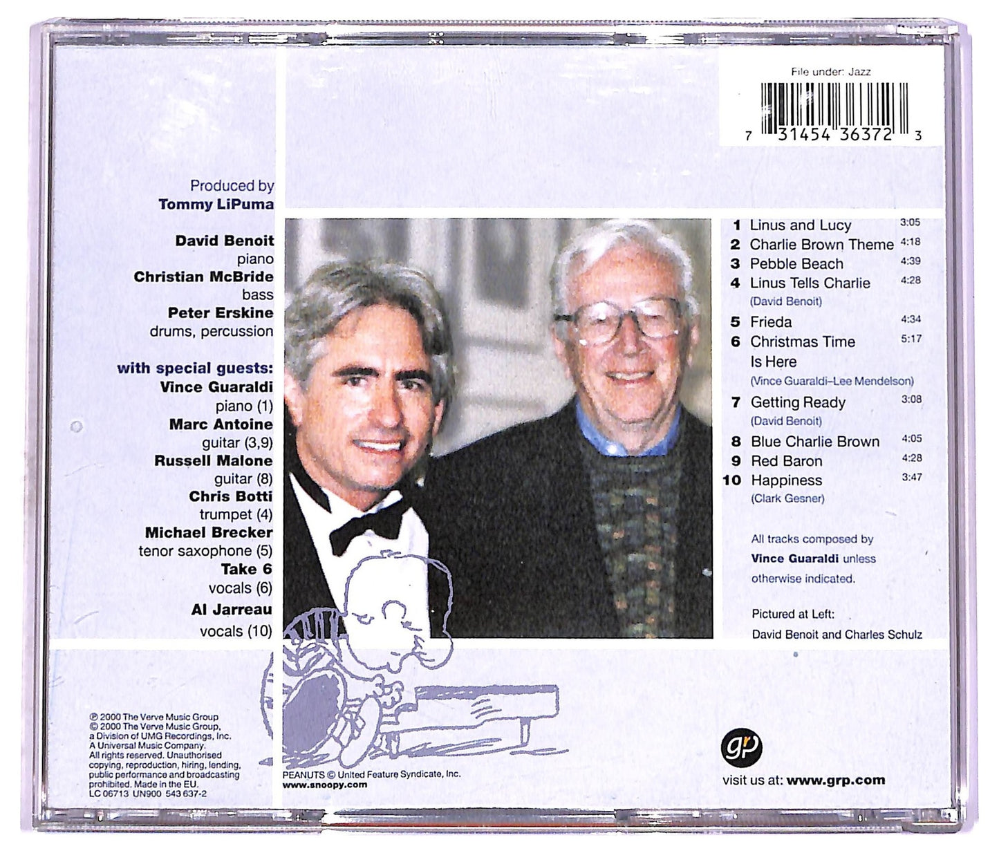 EBOND David Benoit - Here's To You, Charlie Brown: 50 Great Years! CD CD078063