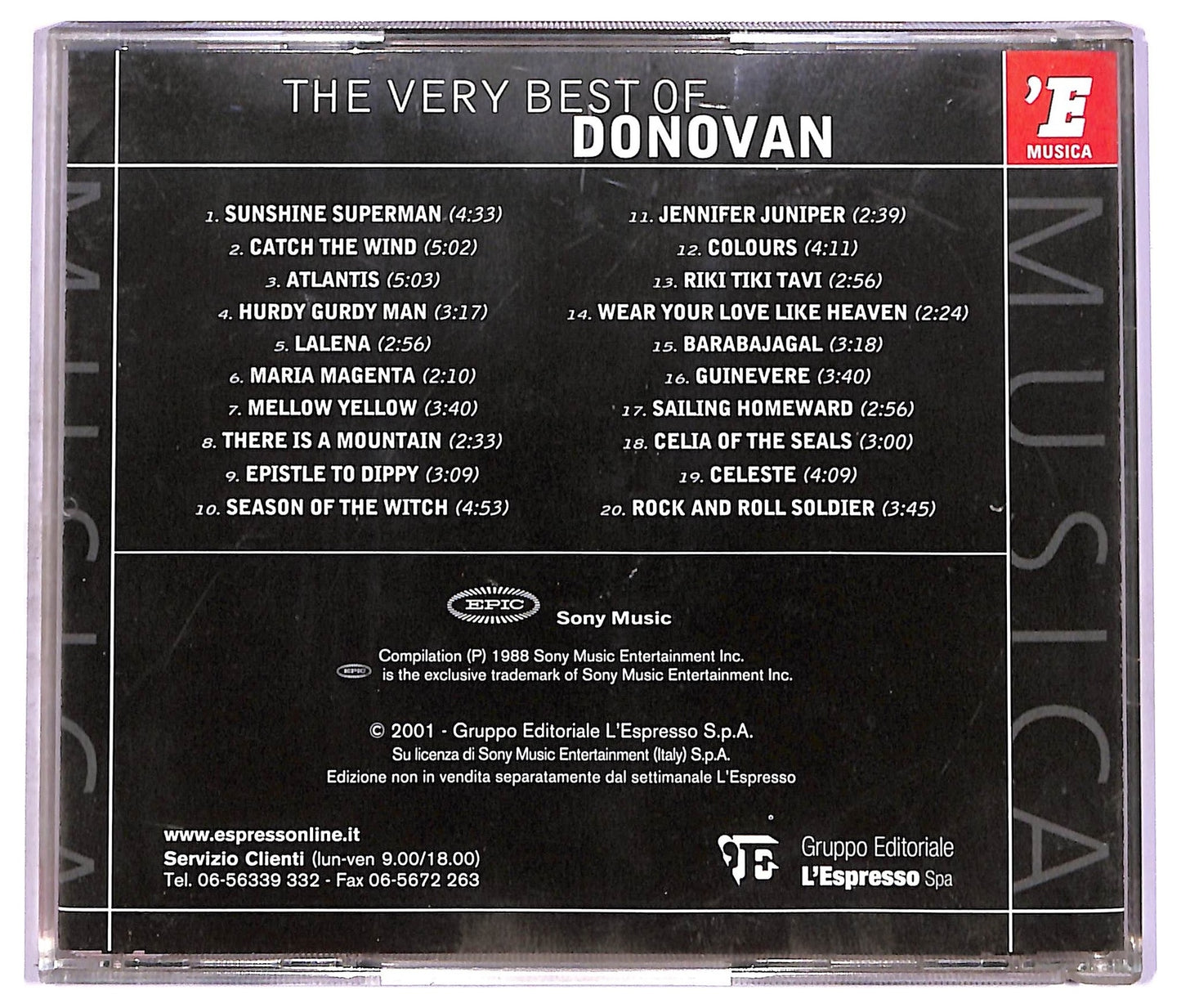 EBOND Donovan - The Very Best Of Donovan CD CD078133