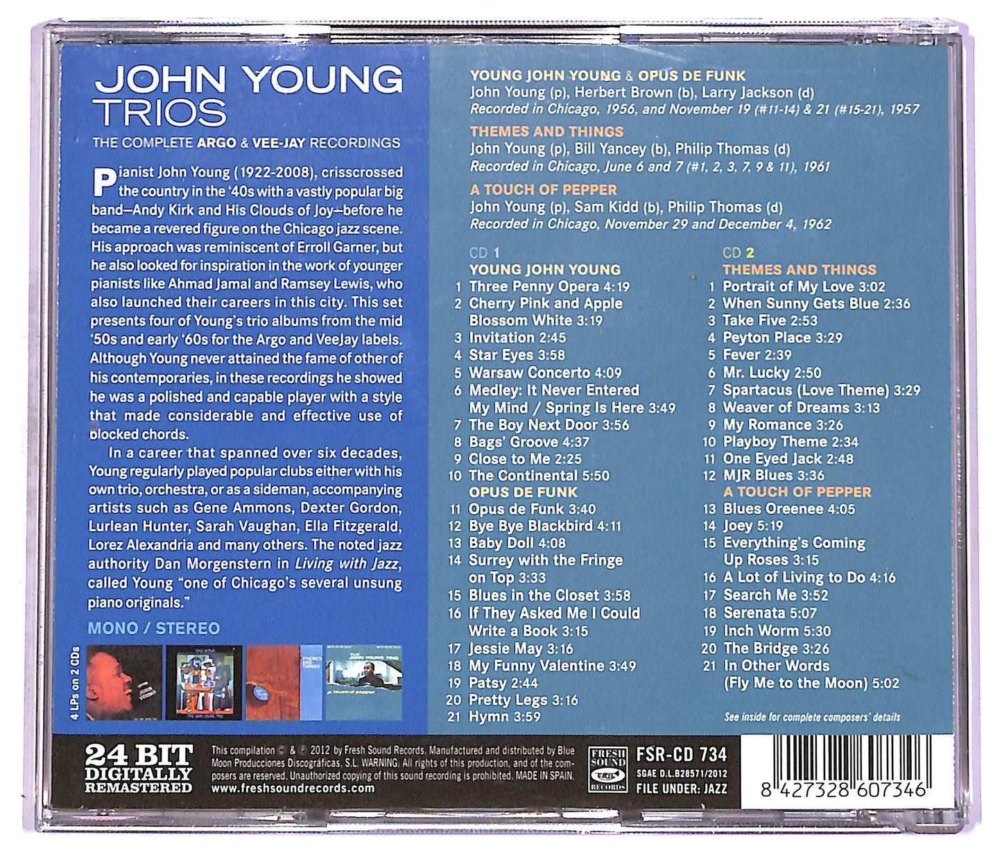 EBOND John Young - Trios. The Complete Argo & Vee-Jay Recordings CD CD078135