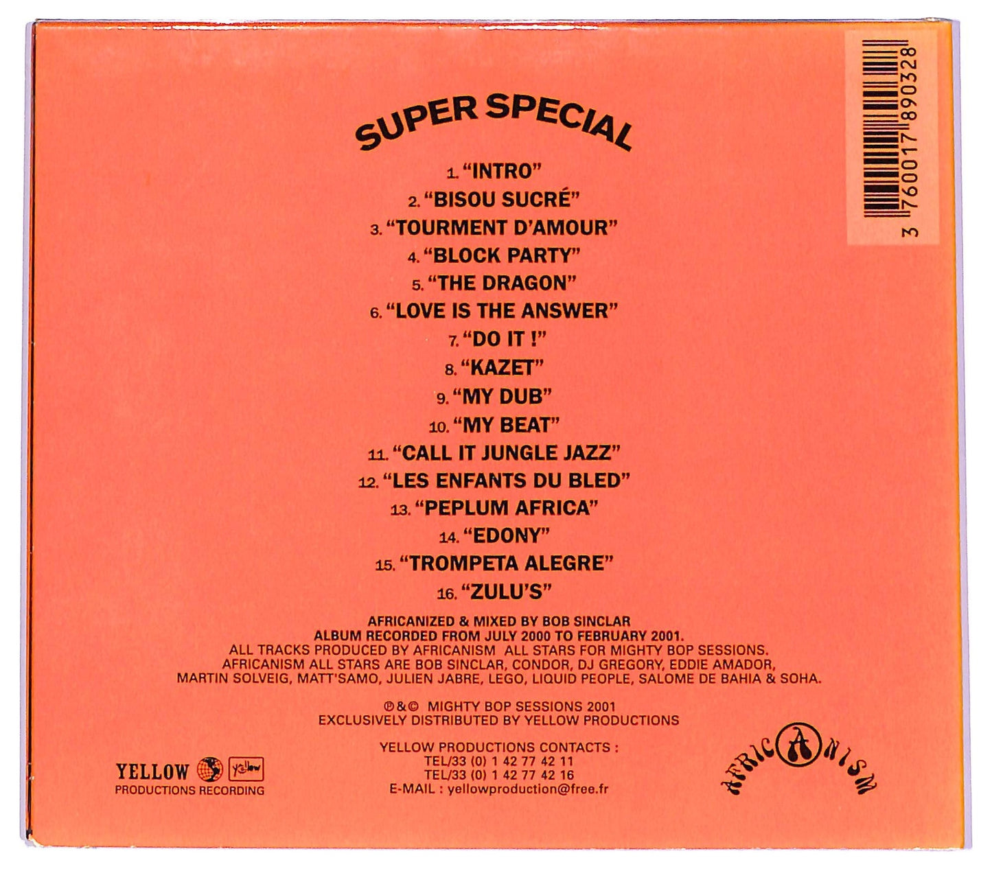 EBOND Africanism - Africanism (Special MixedVersion) CD CD078228