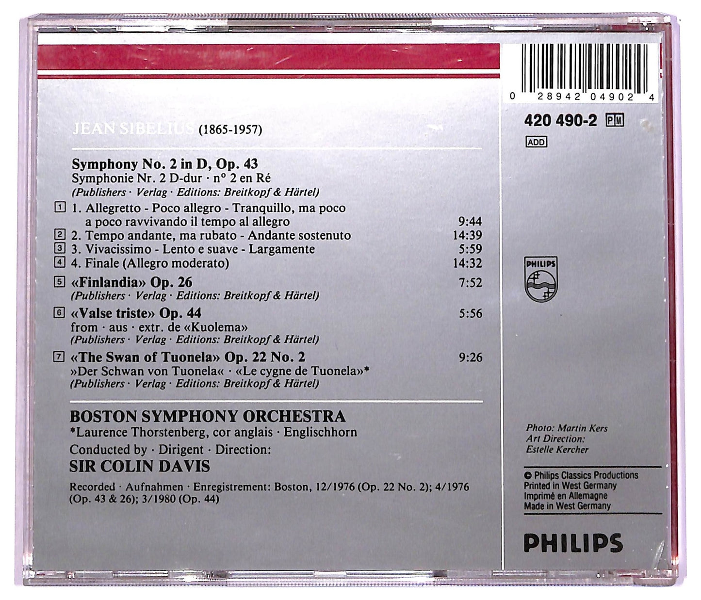 EBOND Jean Sibelius - Symphony No.2 CD CD078363