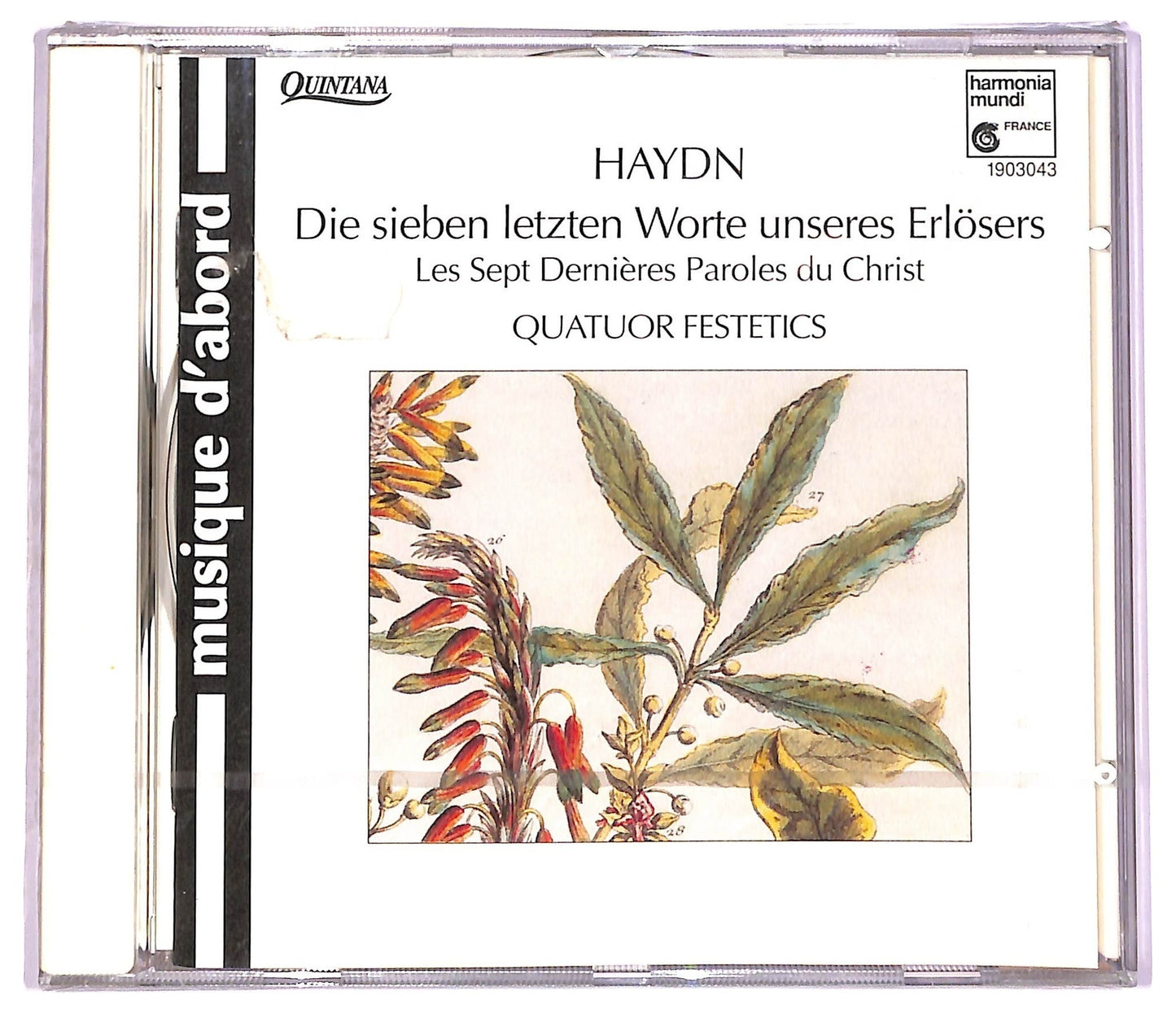 EBOND Joseph Haydn - Les Sept Derniures Uaroles Du Christ CD CD078543