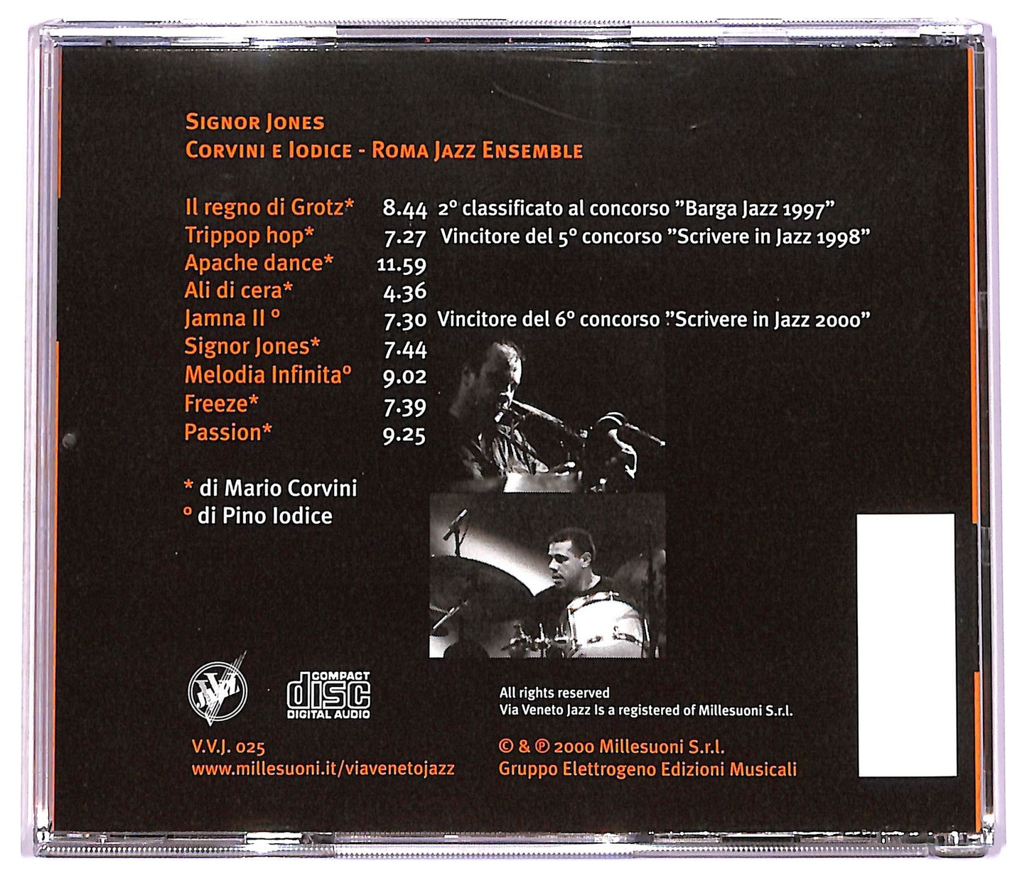 EBOND Corvini e Iodice - Roma jazz ensemble CD CD078546