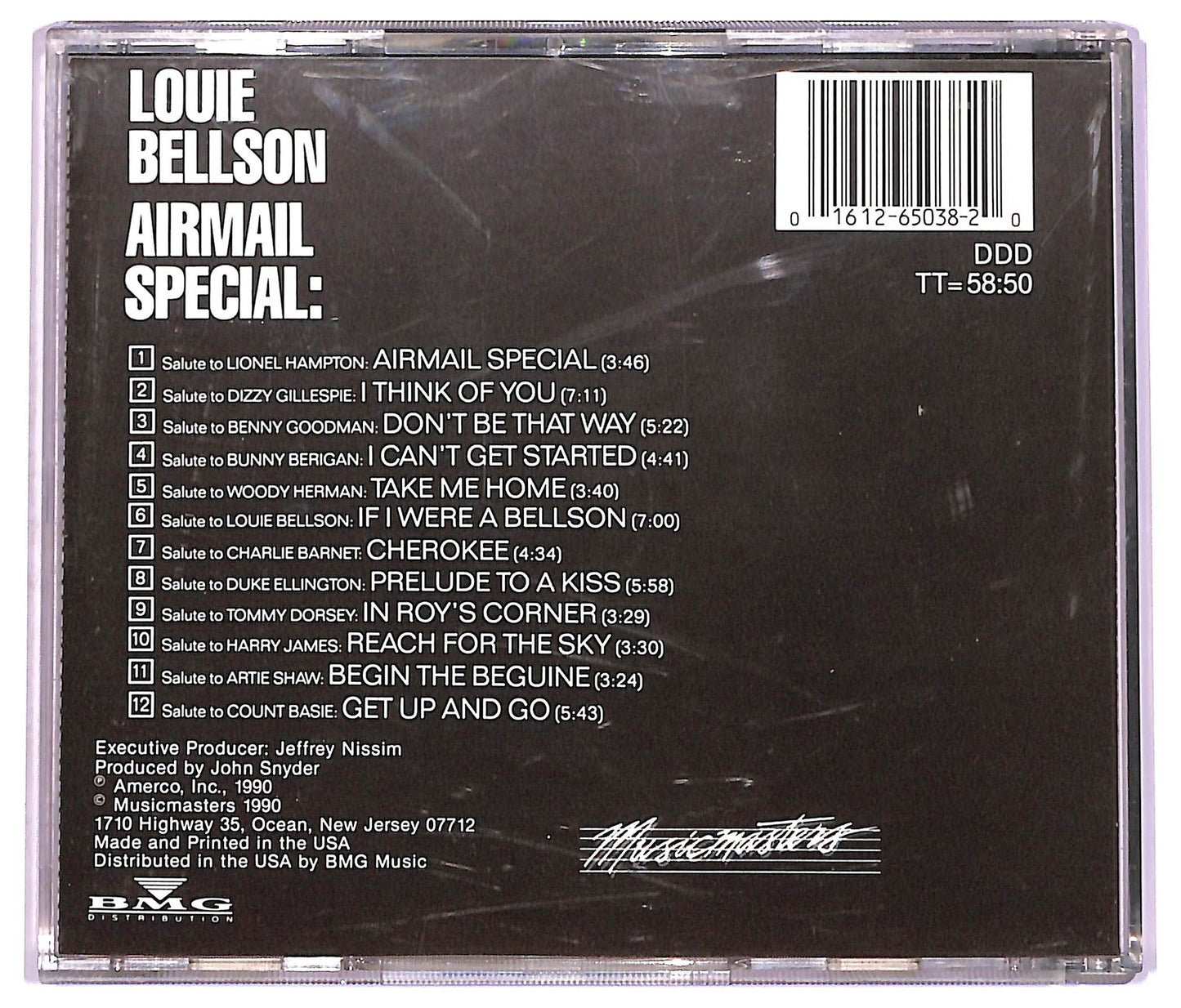 EBOND Louie Bellson - Airmail Special: A Salute To The Big Band Masters CD CD078612