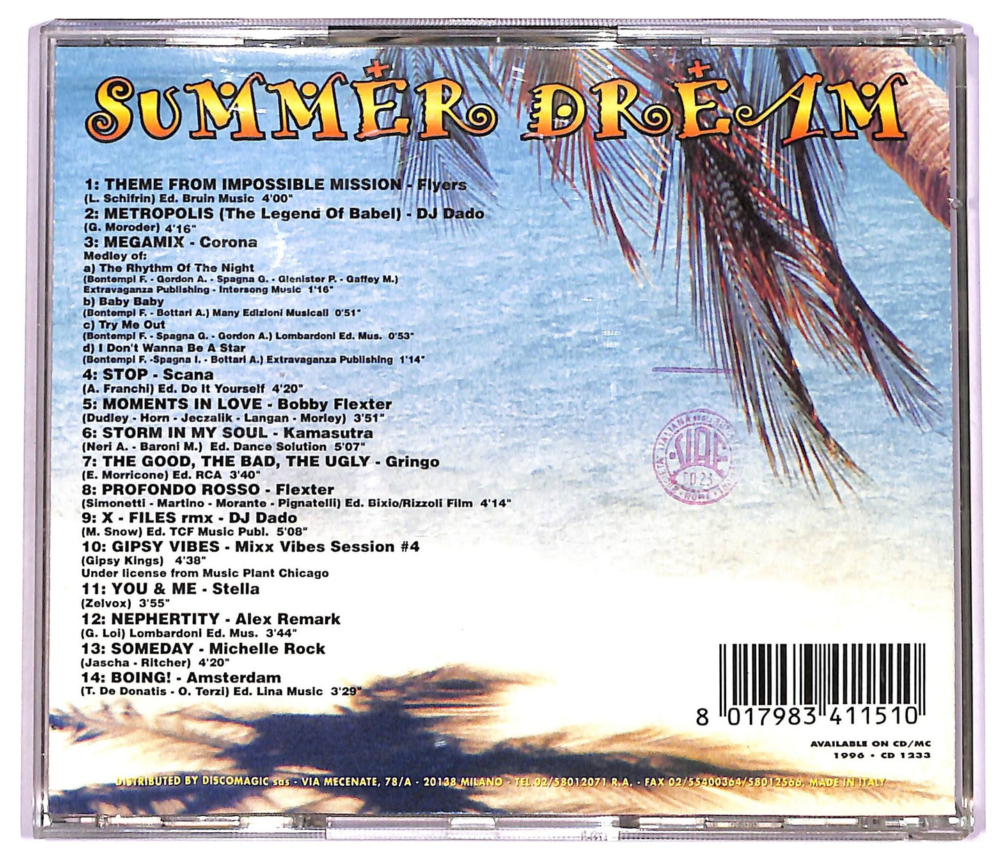 EBOND Various - Summer Dream CD CD078706
