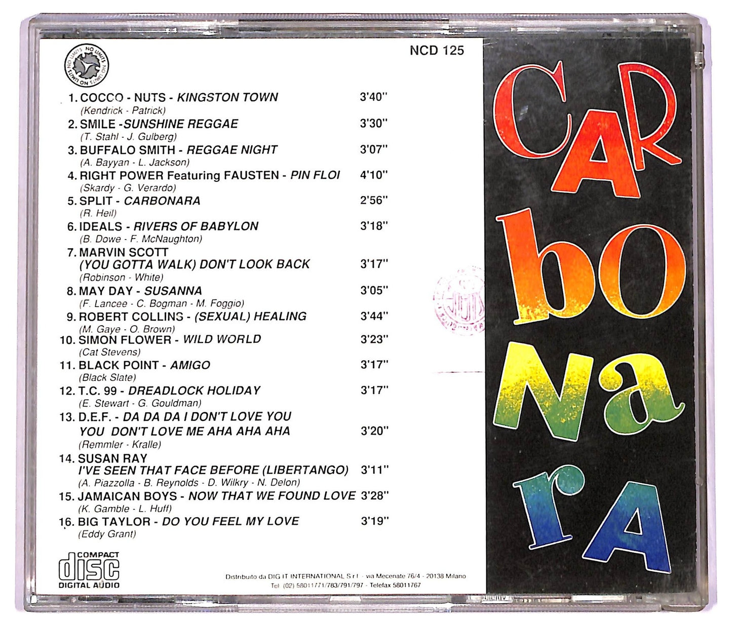 EBOND Various - Carbonara CD CD078710