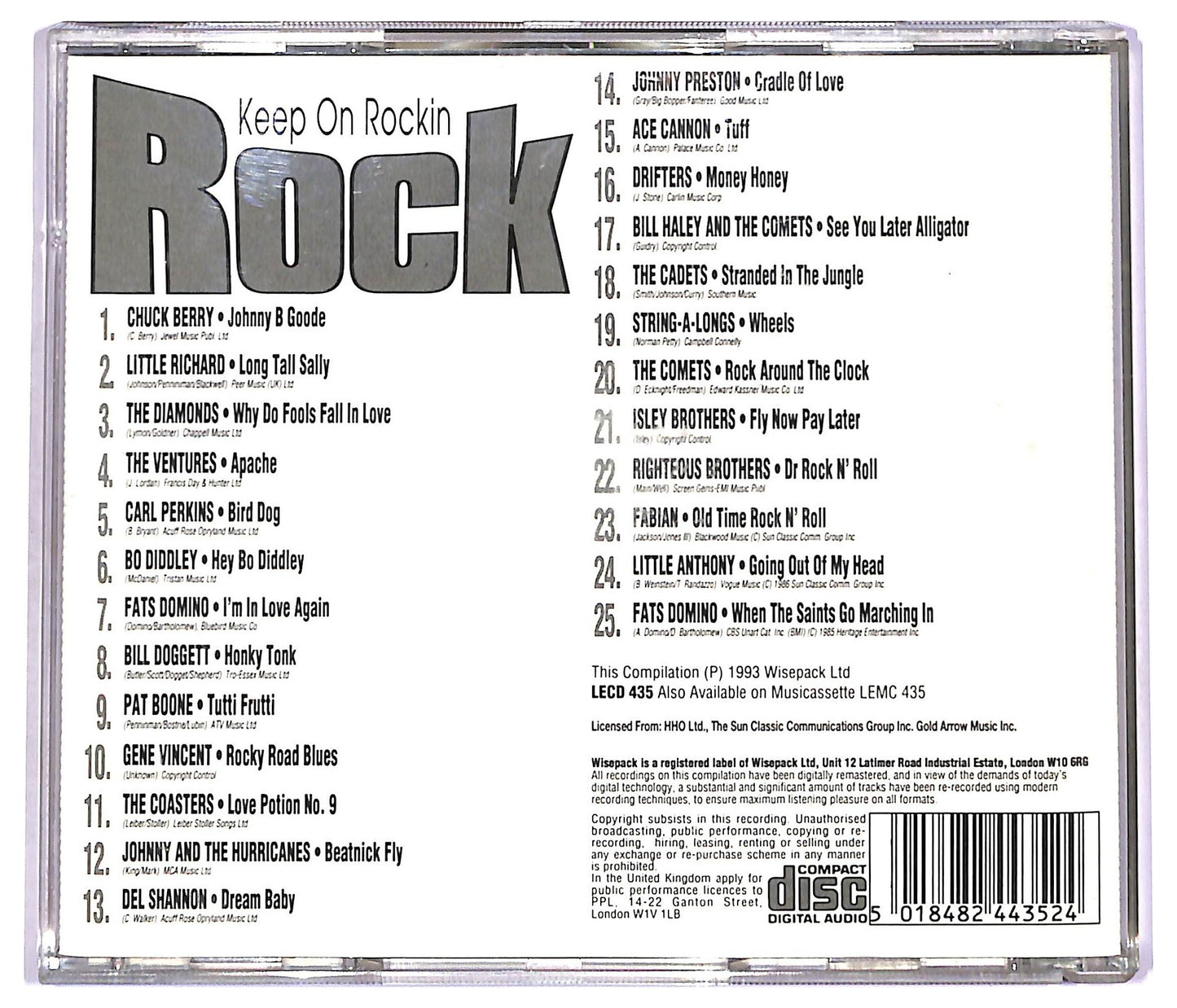EBOND Various - Keep On Rockin Rock CD CD078740