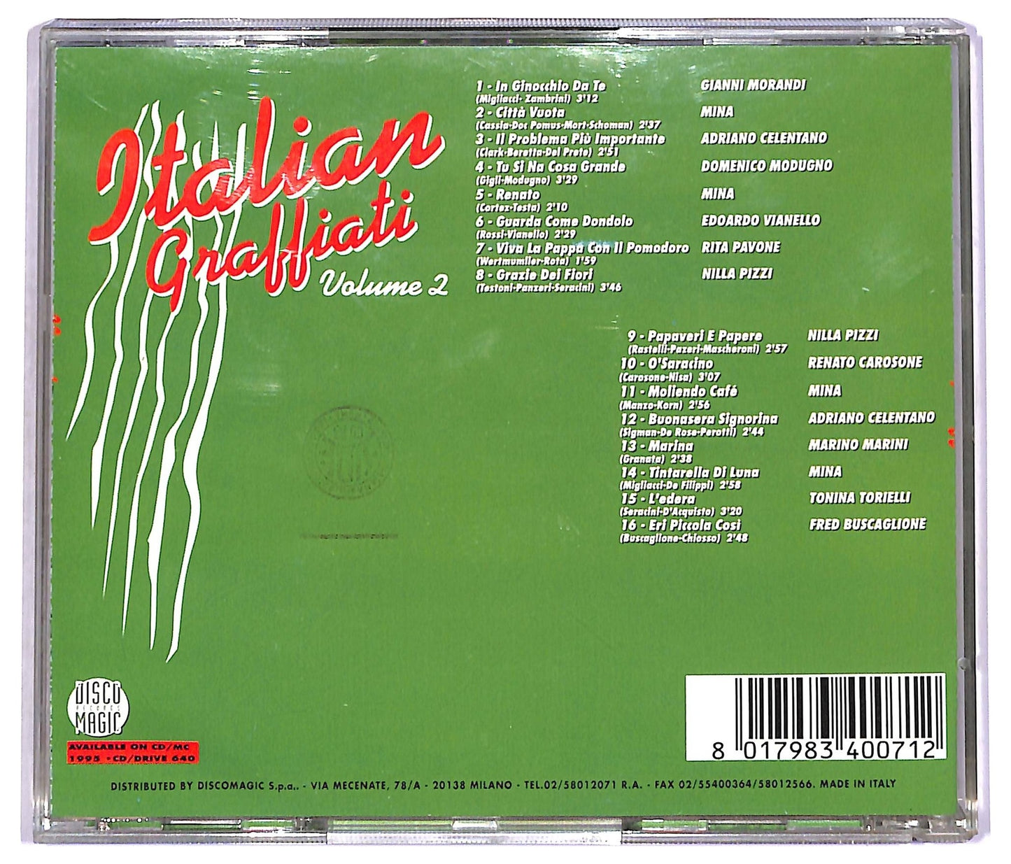 EBOND Various - Italian Graffiti volume 2 CD CD078751