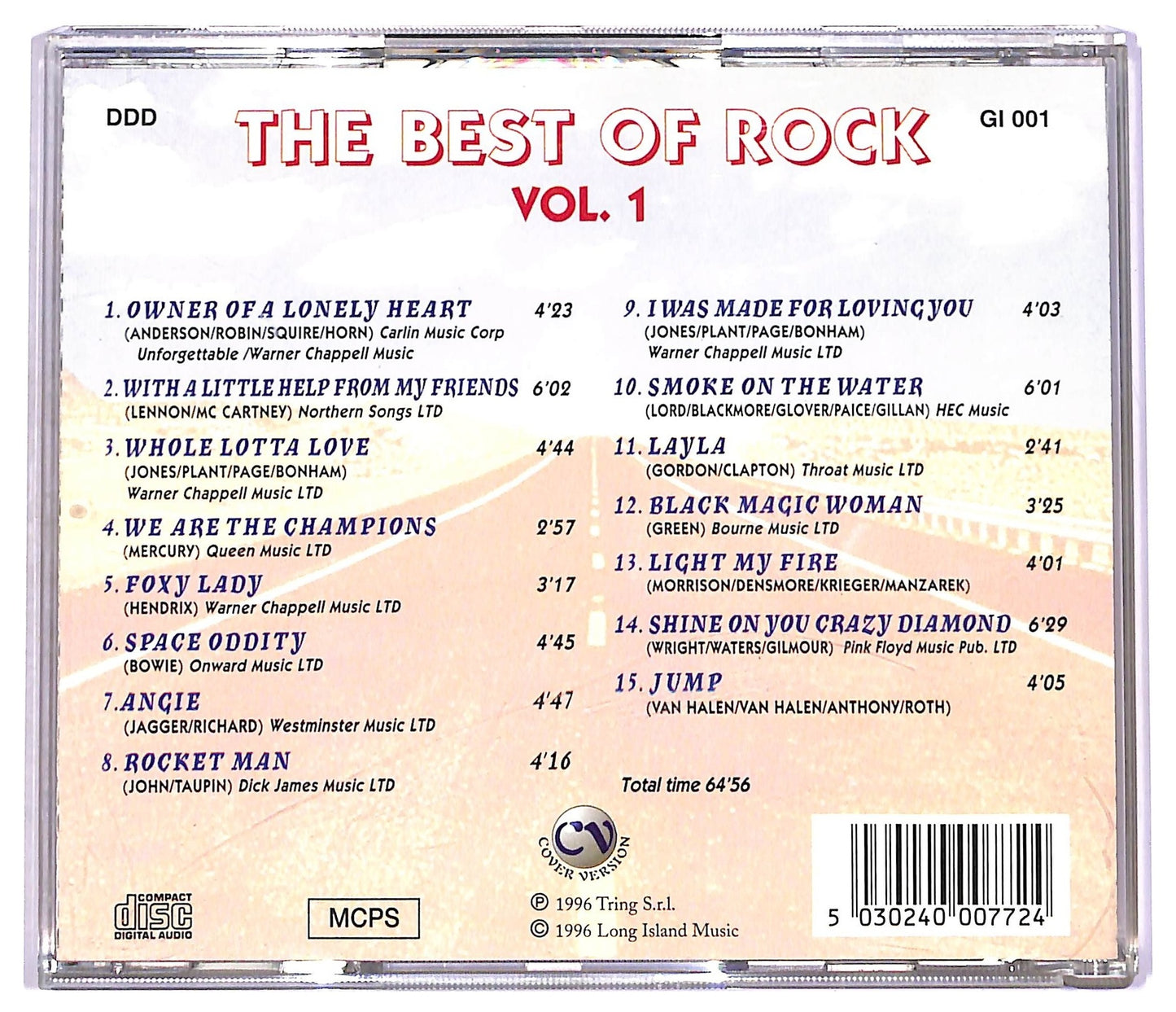 EBOND Various - The Best of rock vol.1 CD CD078752