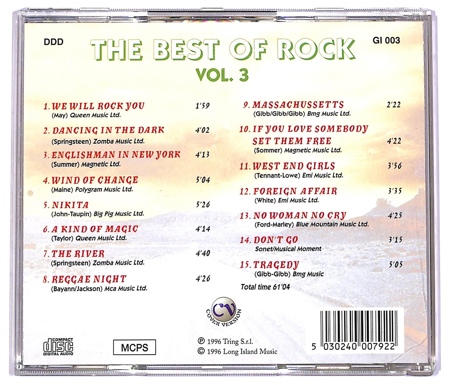 EBOND Unknown Artist - The Best Of Rock Vol. 3 CD CD078758