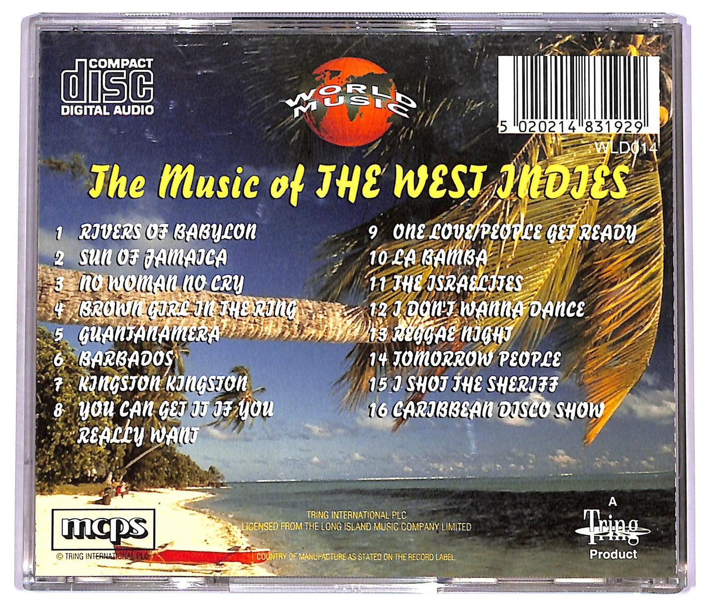 EBOND Various - The Music Of The West Indies CD CD078812