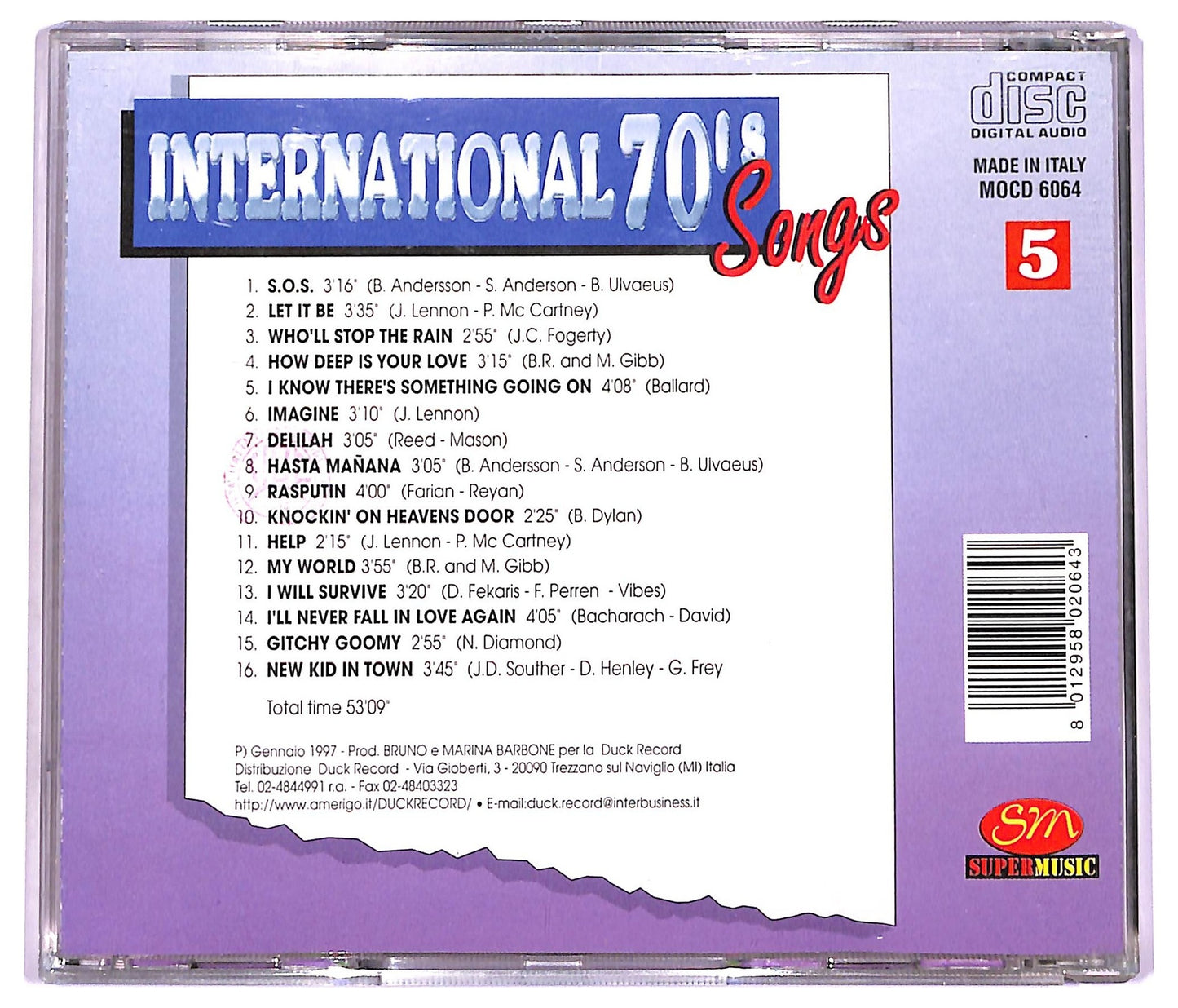 EBOND Various - International 70's Songs CD CD078836