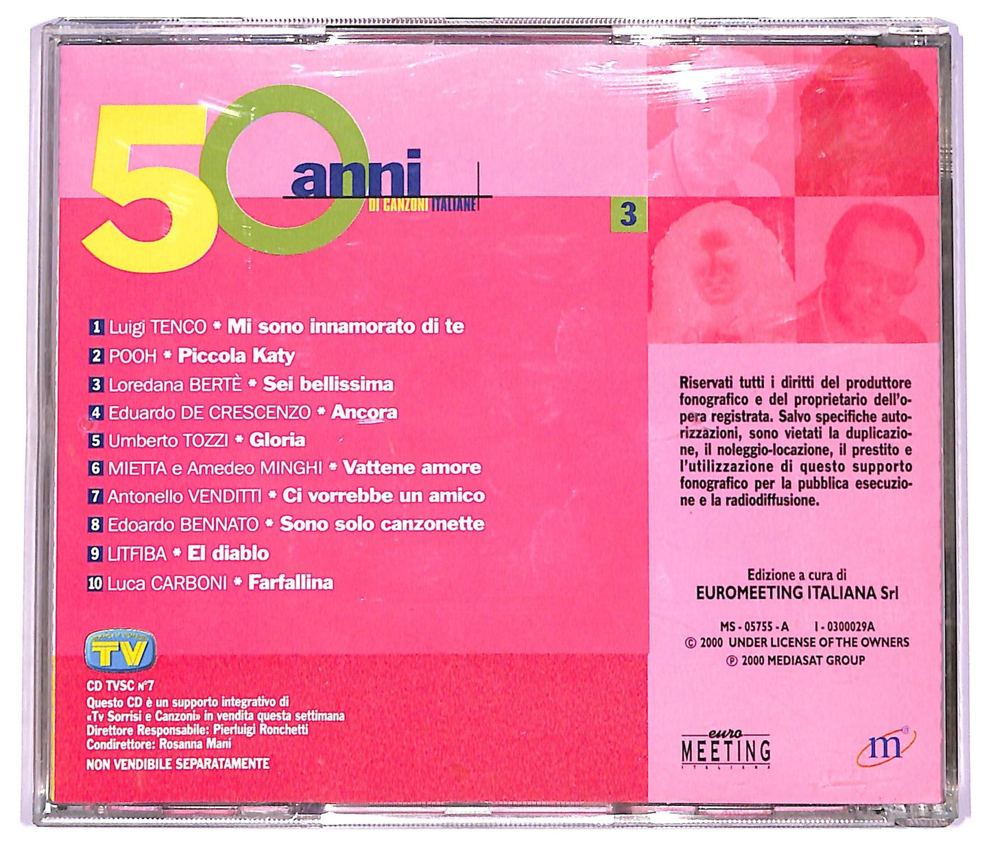 EBOND Various - 50 Anni Di Canzoni Italiane 3 CD CD078855