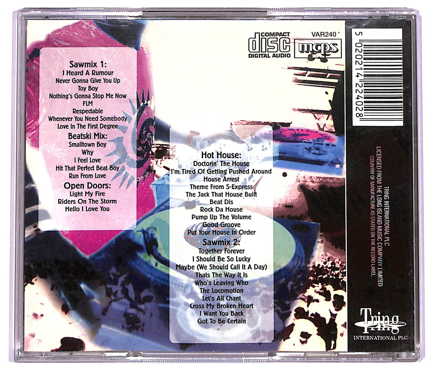 EBOND The Vision Mastermixers - Immaculate Mixes CD CD078907