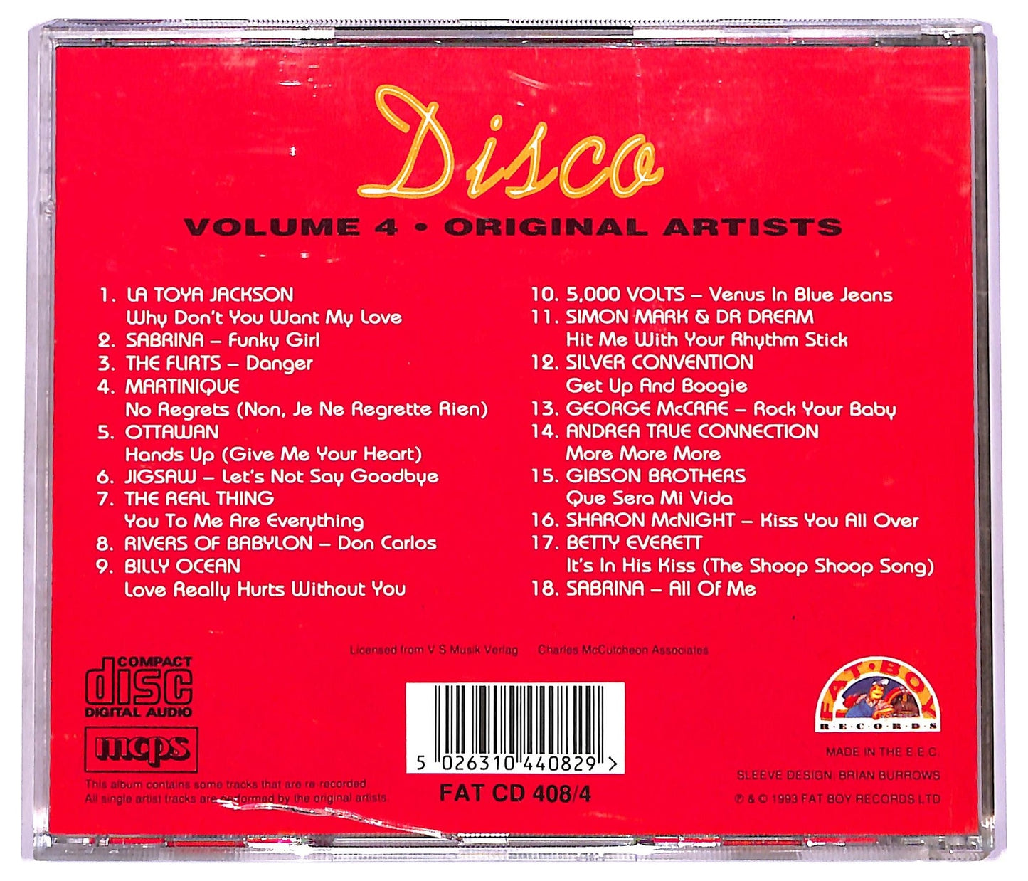EBOND Various - Disco - Volume Four CD CD079002