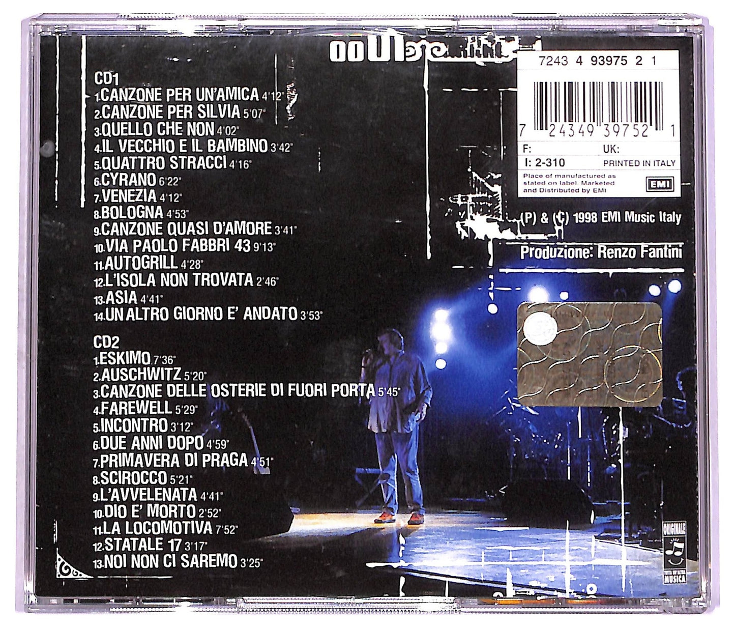 EBOND Francesco Guccini - Guccini Live Collection CD CD079016