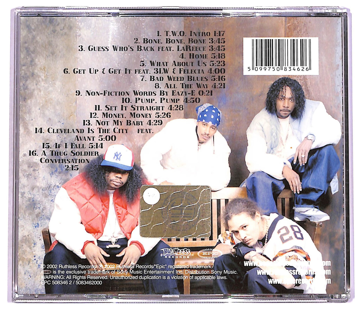 EBOND Bone Thugs-N-Harmony - Thug World Order CD CD079031