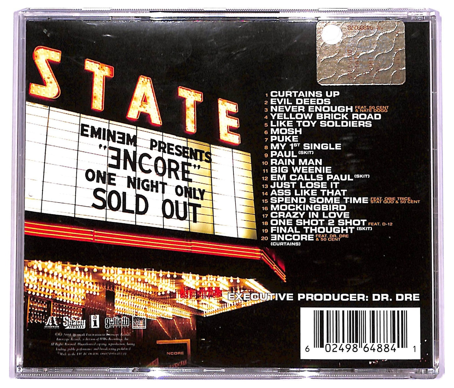 EBOND Eminem - Encore CD CD079050