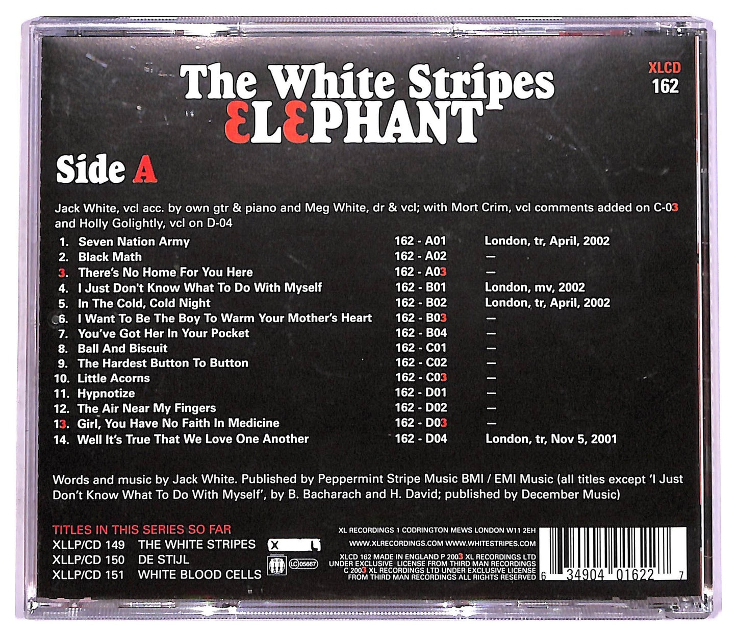 EBOND The White Stripes - Elephant CD CD079053
