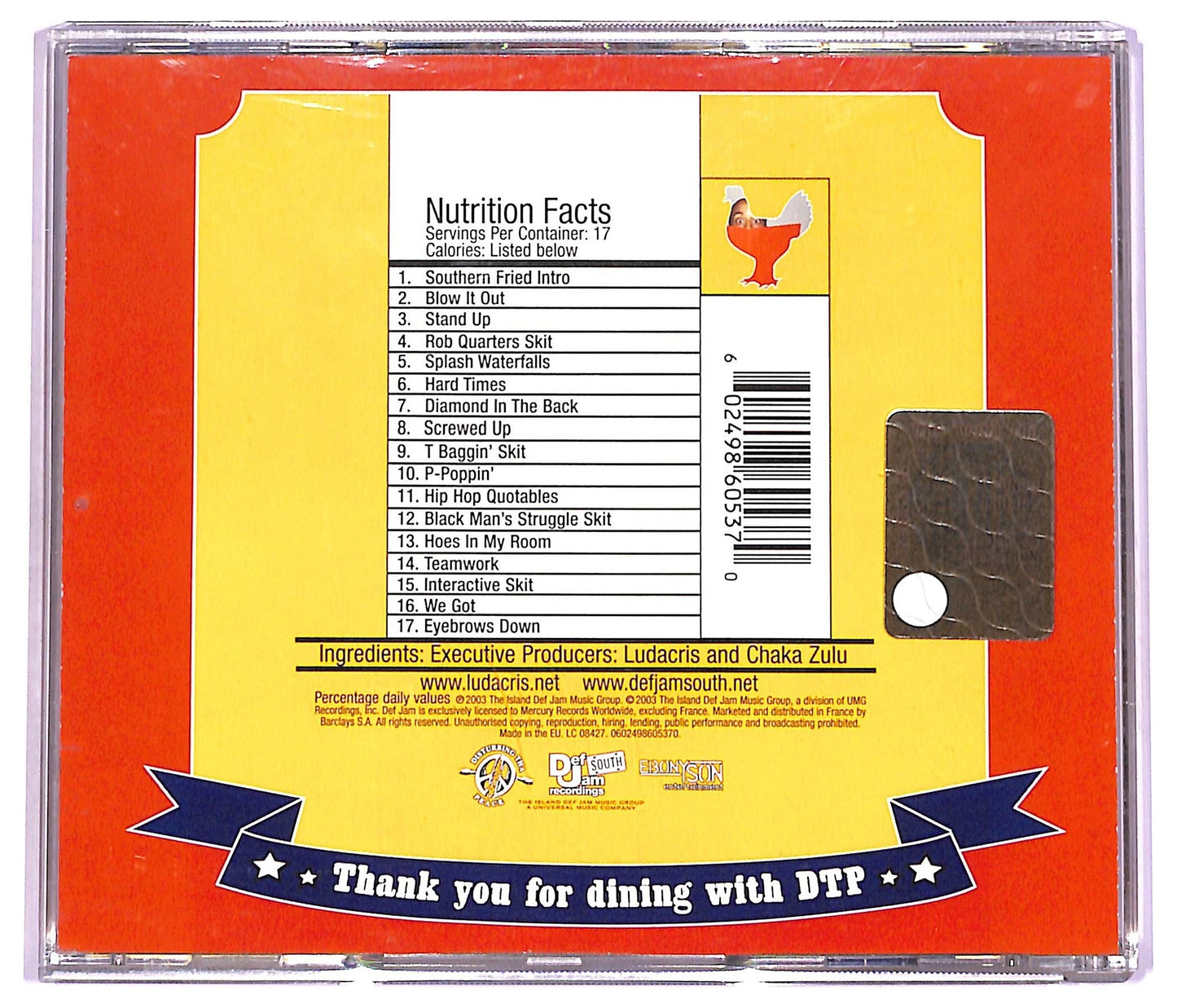 EBOND Ludacris - Chicken -N- Beer CD CD079058