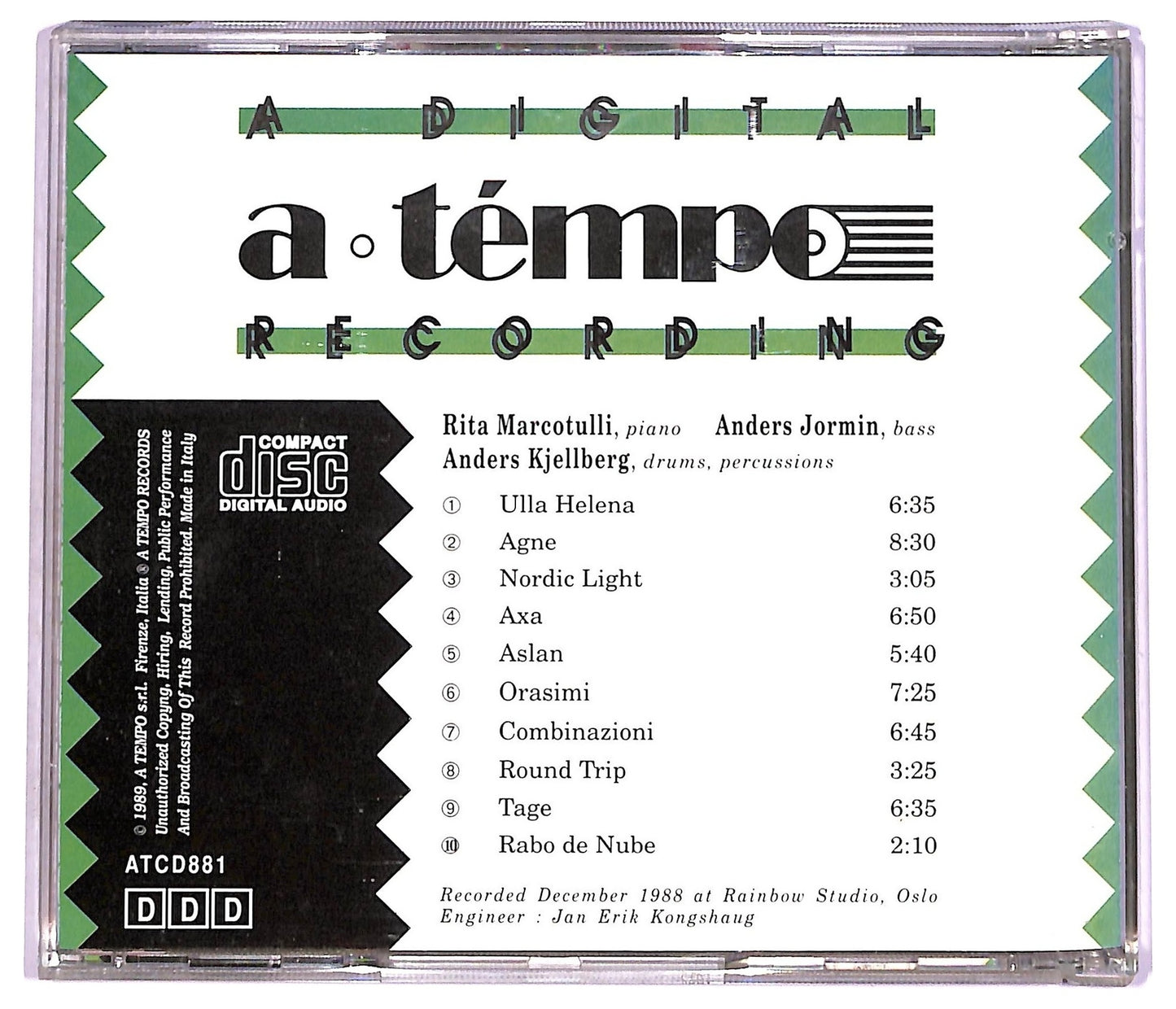 EBOND Rita Marcotulli Trio - Oslo Party CD CD079131