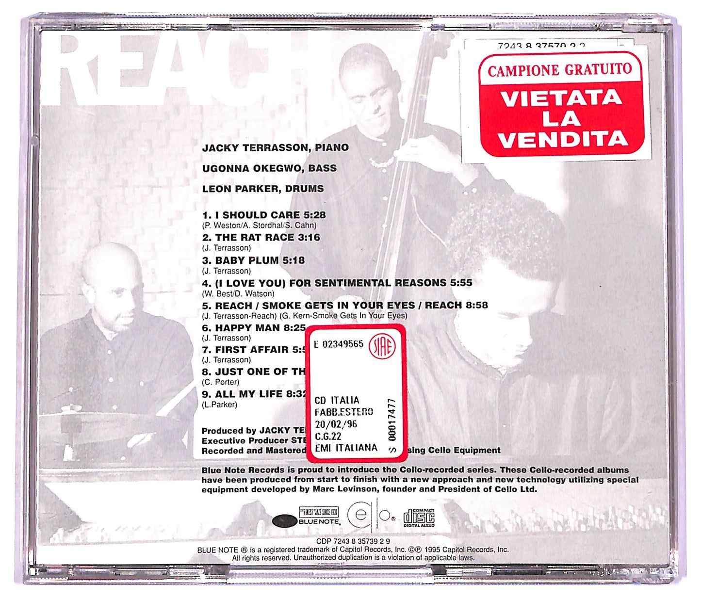 EBOND Jacky Terrasson - Reach CD CD079143