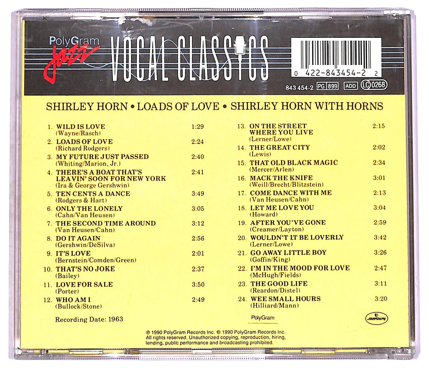 EBOND Shirley Horn - Loads Of Love Shirley Horn With Horns CD CD079161