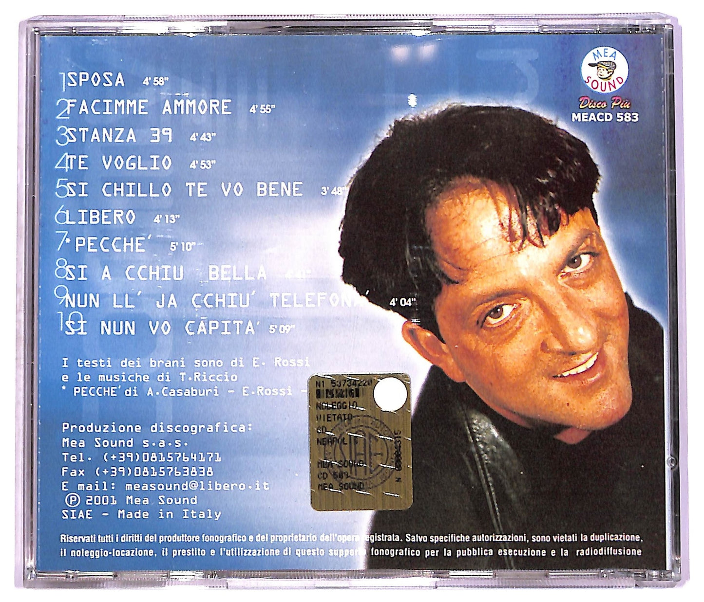 EBOND Tommy Riccio - Neapolis CD CD079318