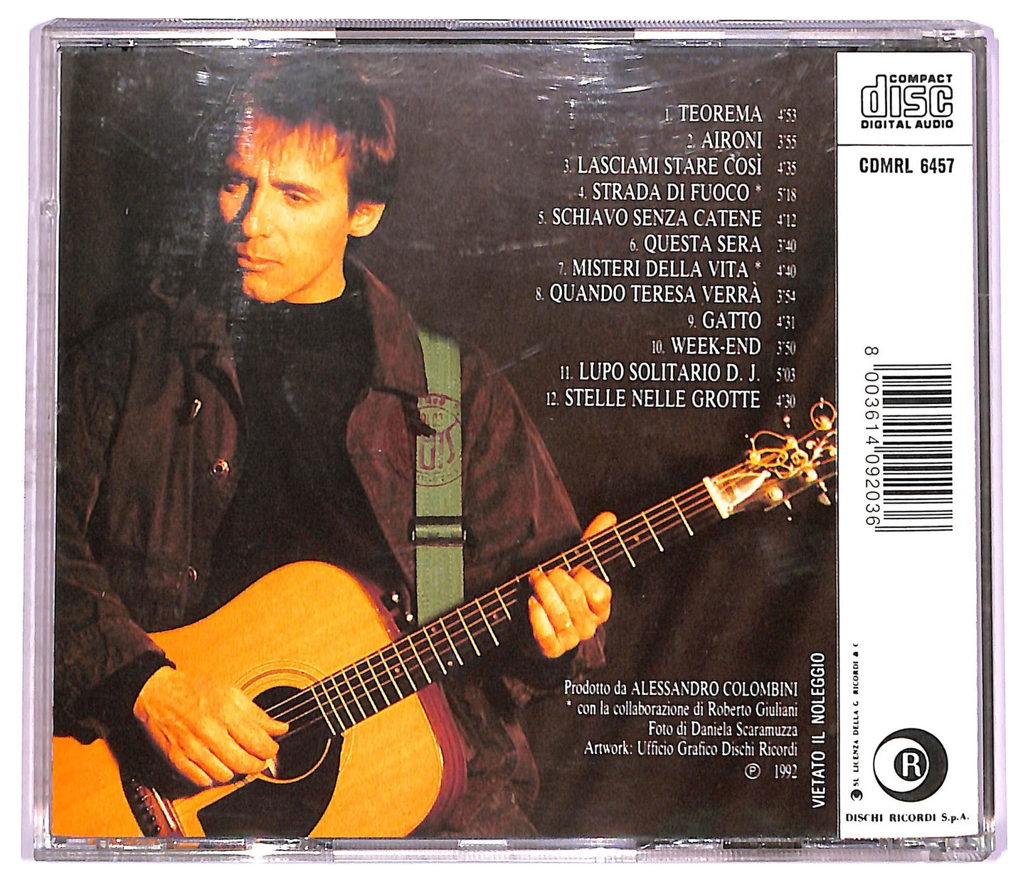 EBOND Marco Ferradini - Ricomincio Da... Teorema CD CD079348
