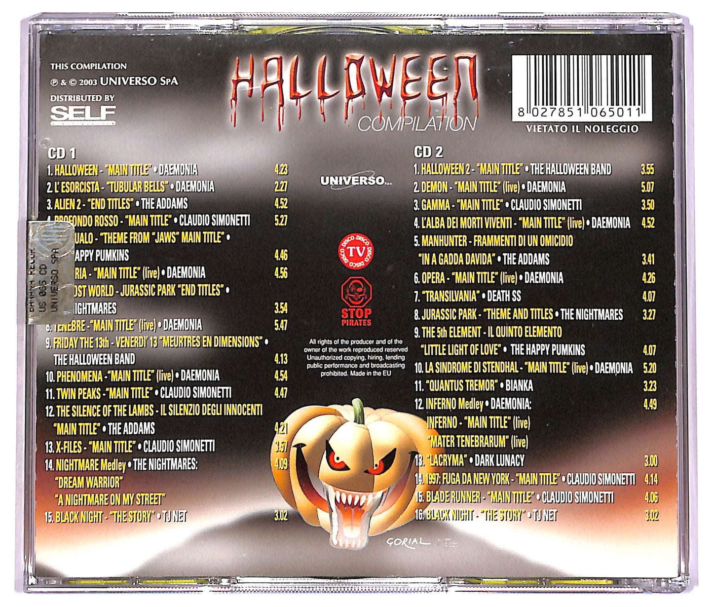 EBOND Various - Halloween Compilation CD CD079421