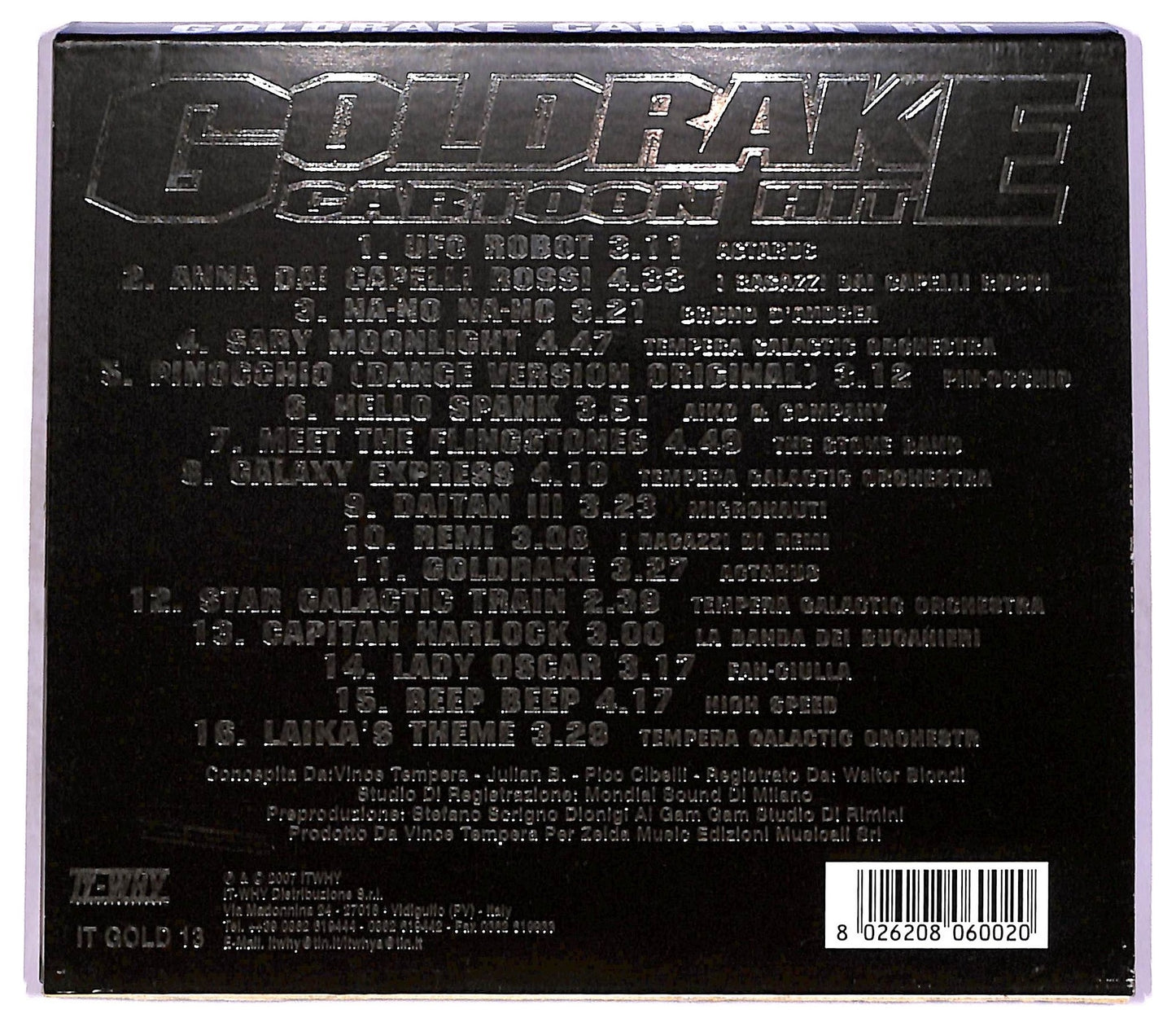 EBOND Various - Goldrake Cartoon Hit CD CD079522