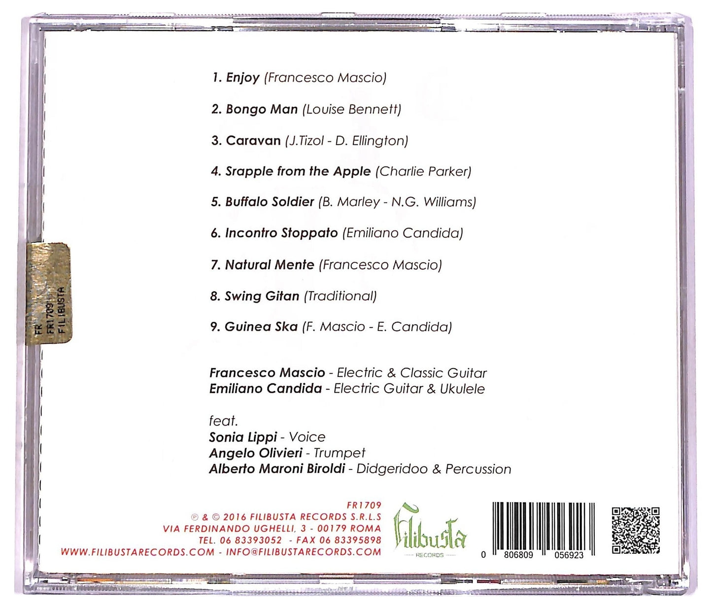 EBOND Francesco Mascio, Emiliano Candida - Jaggae CD CD079545