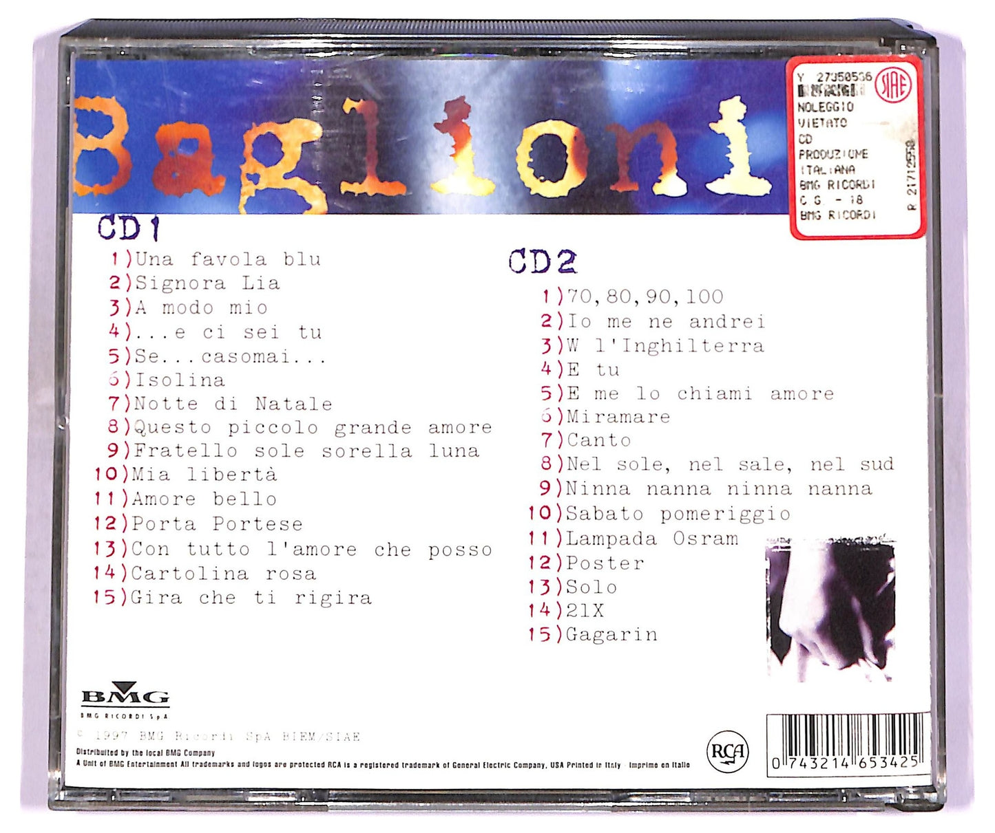 EBOND Baglioni - Gli Anni 70 CD CD079610