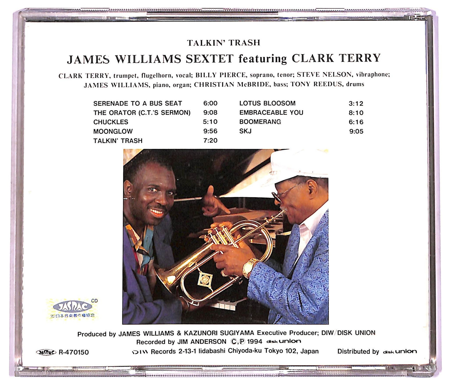 EBOND James Williams Sextet Featuring Clark Terry - Talkin' Trash CD CD079651