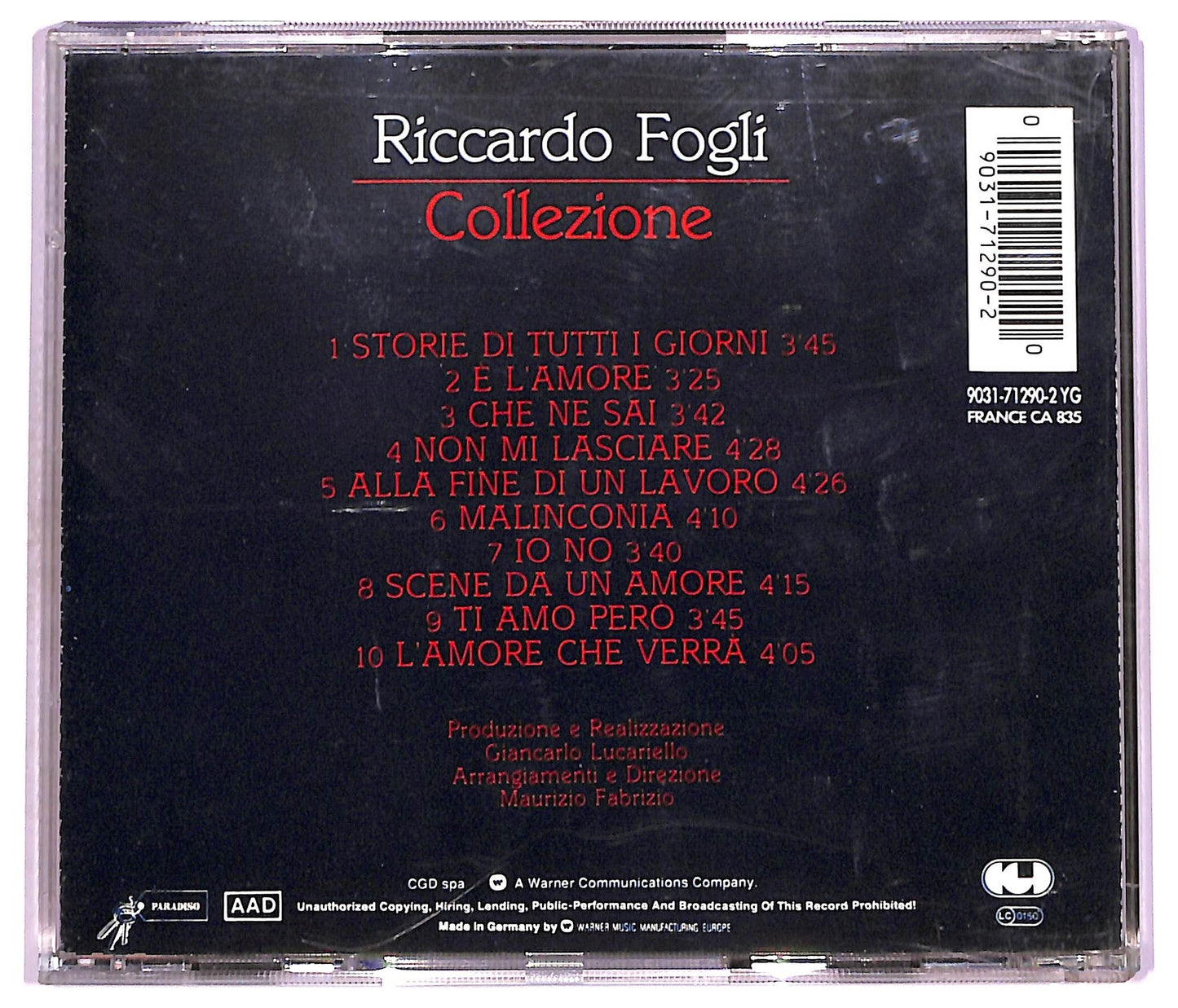 EBOND Riccardo Fogli - Collezione CD CD079717