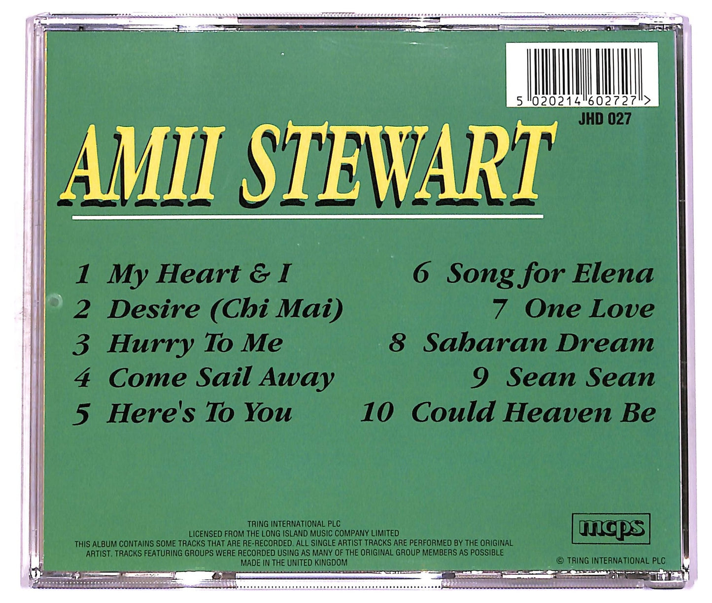 EBOND Amii Stewart - My Heart & I CD CD079728