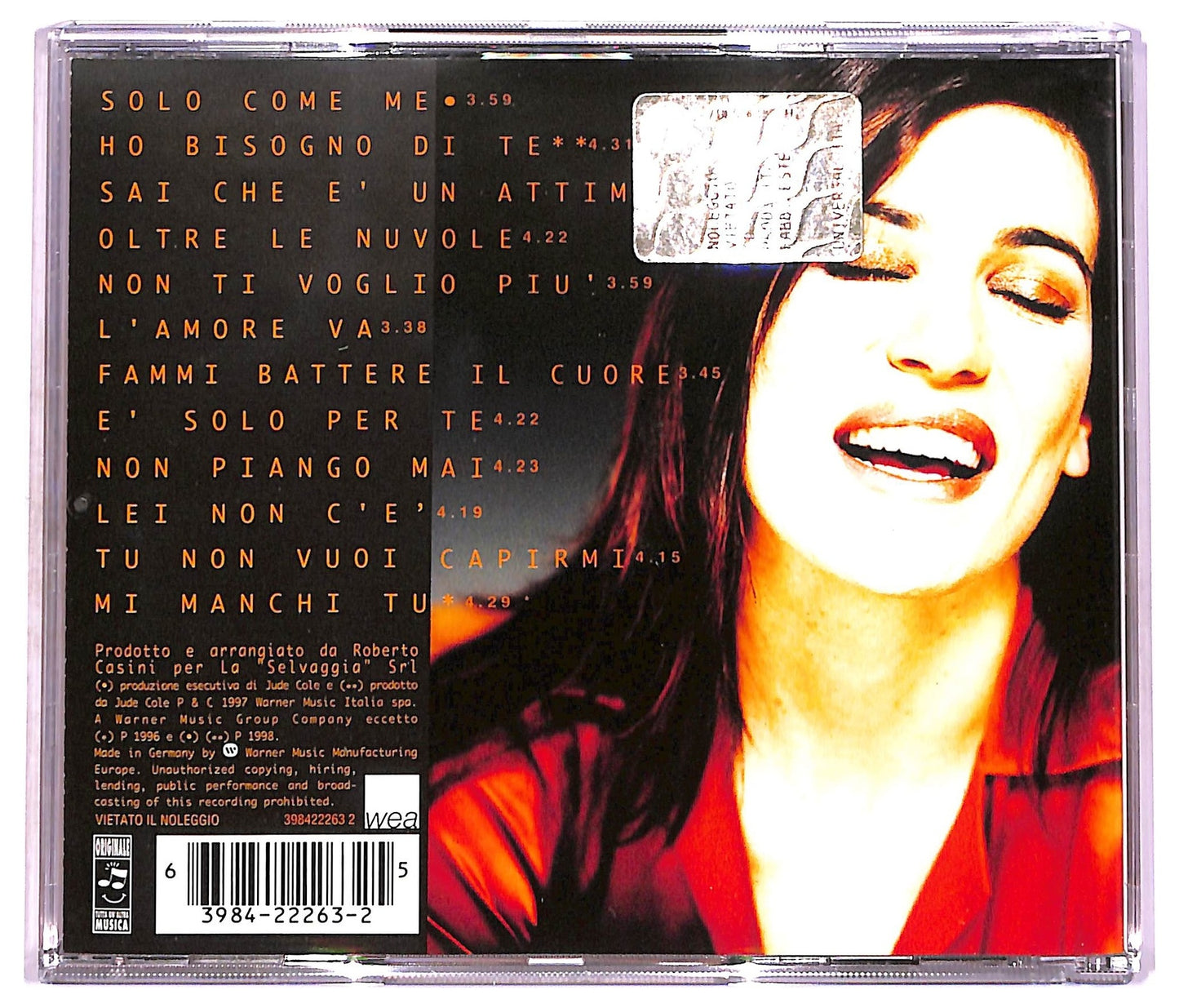 EBOND Paola Turci - Oltre Le Nuvole CD CD079732